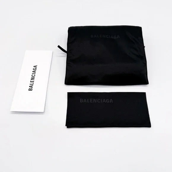 NEW BALENCIAGA BB0253S 005 OVAL GREEN GREY UNISEX SUNGLASSES BALENCIAGA